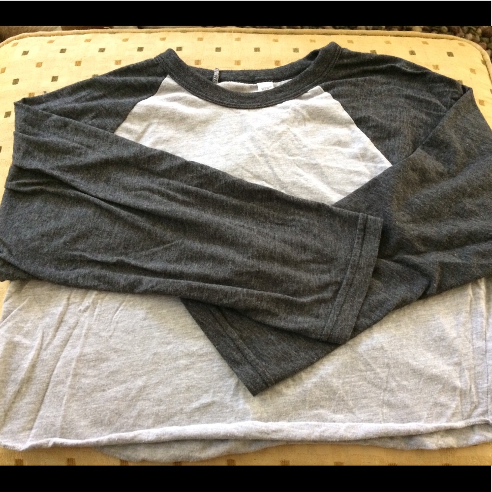 Cropped baseball Tee